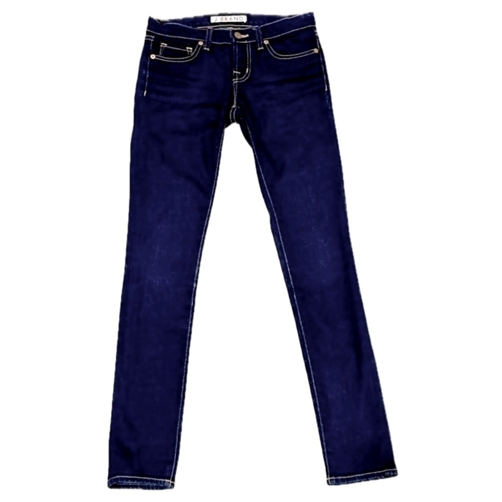 J BRAND 910 Ink Ultra‎ Low Rise Skinny Jeans Dark Wash Rare | Sz 24